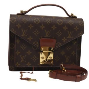 LOUIS VUITTON Monogram Monceau 26 Shoulder Bag M51187 LV Auth 86786 | AlmaBagz