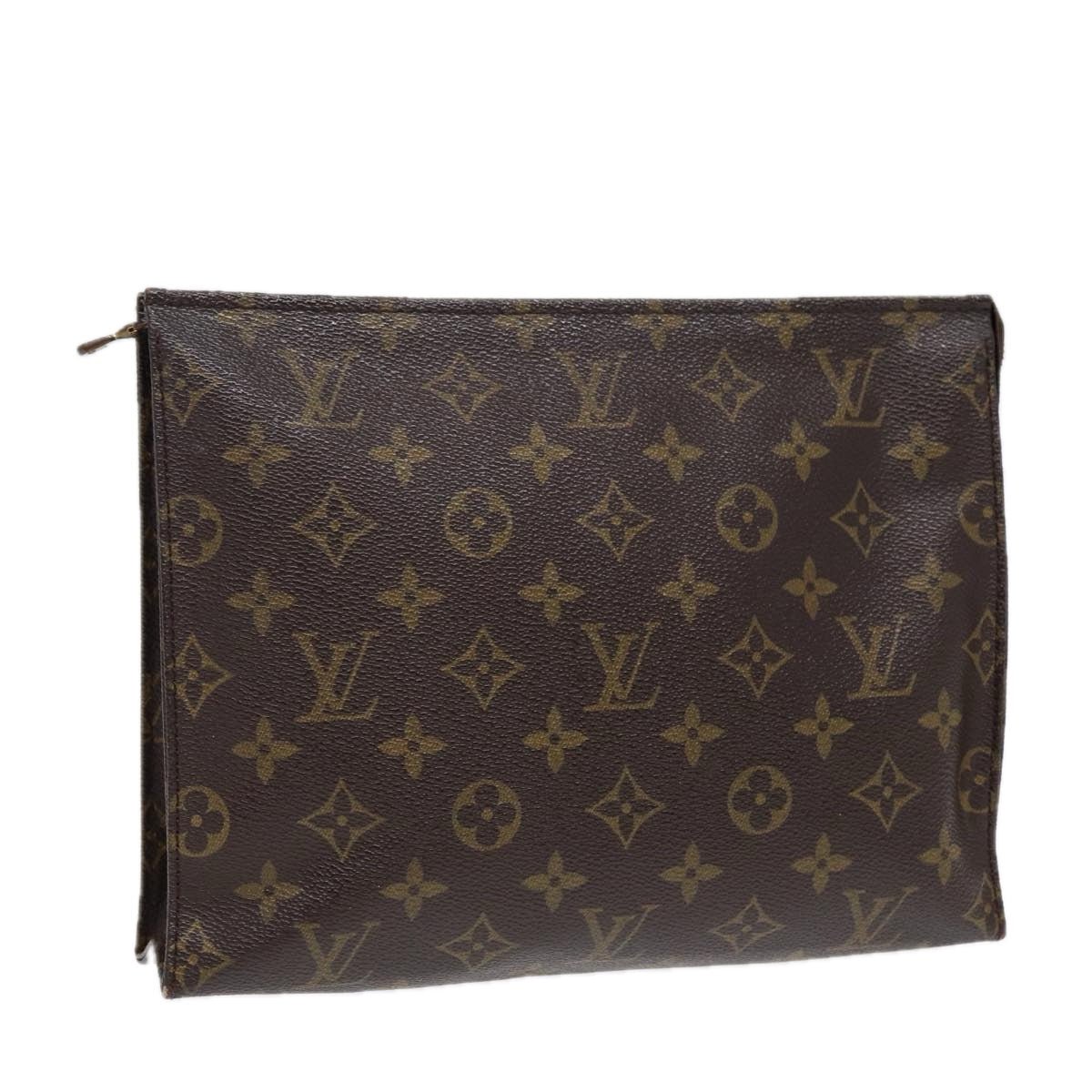 LOUIS VUITTON Monogram Poche Toilette 26 Pouch M47542 LV Auth 86807 | AlmaBagz
