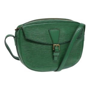 LOUIS VUITTON Epi Jeune Fille MM Shoulder Bag Green M52154 LV Auth 86815 | AlmaBagz