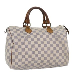 LOUIS VUITTON Damier Azur Speedy 30 Hand Bag N41533 LV Auth 86862 | AlmaBagz