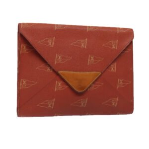 LOUIS VUITTON LV Cup Clutch Bag PVC Leather Orange LV Auth 86863 | AlmaBagz