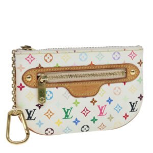 LOUIS VUITTON Monogram Multicolor Pochette MM Pouch White M60028 LV Auth 86949 | AlmaBagz