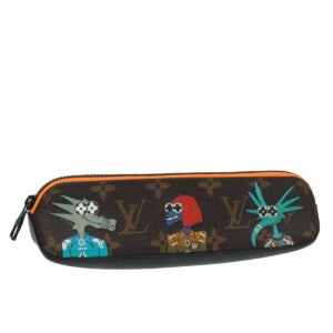 LOUIS VUITTON Monogram LV Friends Trousse Elizabeth Pen Case GI0580 Auth 86950 | AlmaBagz