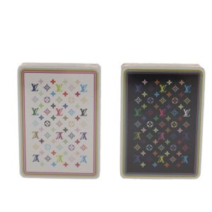 LOUIS VUITTON Monogram Multicolor Playing Cards Black White LV Auth 86951 | AlmaBagz