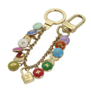 LOUIS VUITTON Monogram Porte Cles Chainne Pastilles Charm M66172 LV Auth 86957 | AlmaBagz