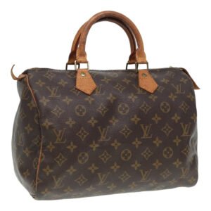 LOUIS VUITTON Monogram Speedy 30 Hand Bag M41526 LV Auth 87166 | AlmaBagz