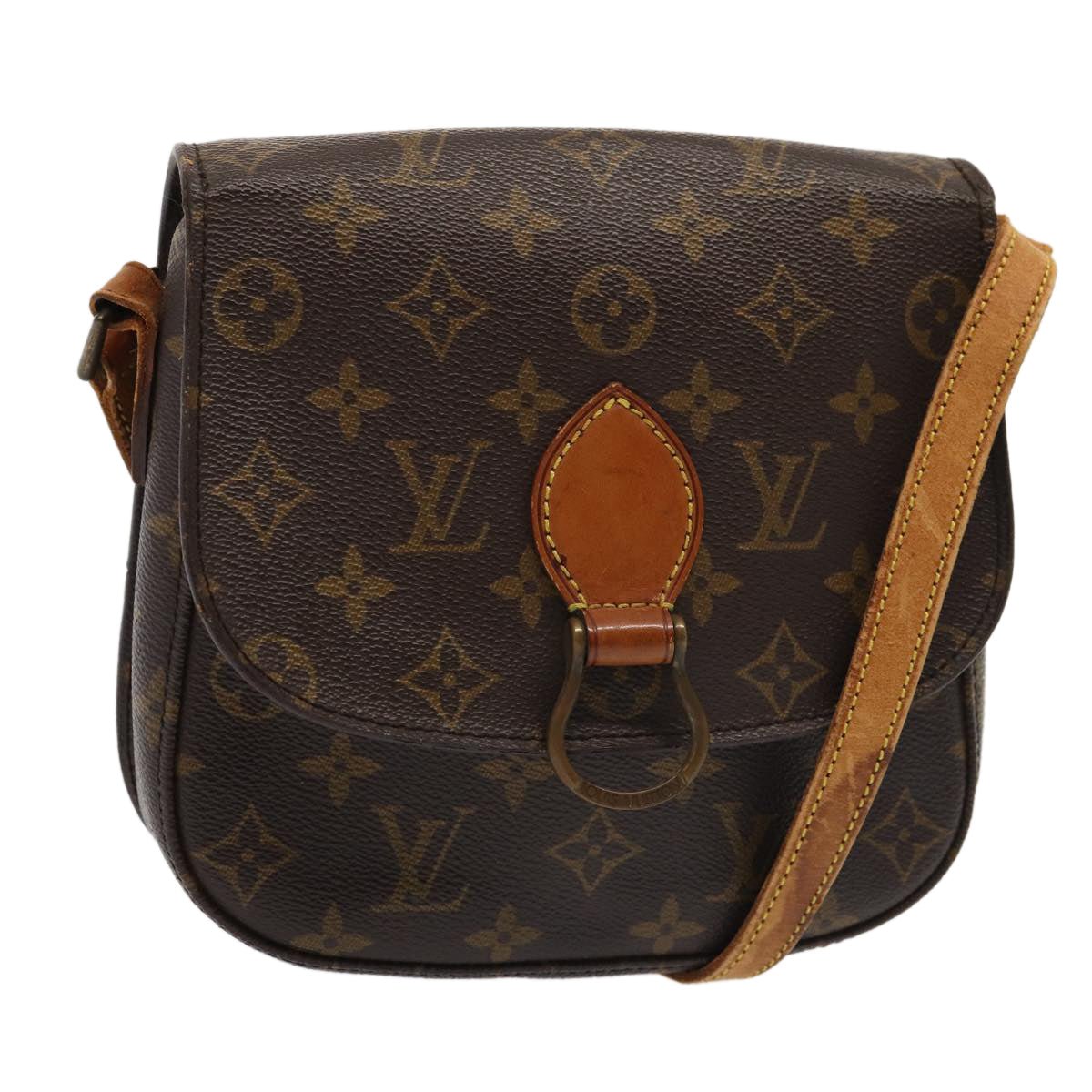 LOUIS VUITTON Monogram Saint Cloud MM Shoulder Bag M51243 LV Auth 87193 | AlmaBagz
