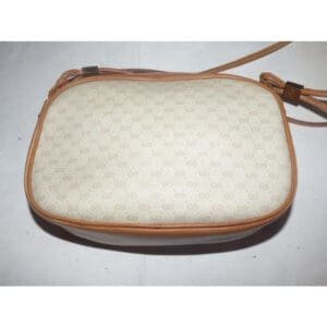 Gucci Supreme Shoulder Micro Guccissima Print Dual Strap Brown Leather And Gg Leather Cross Body | AlmaBagz