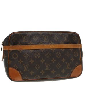 LOUIS VUITTON Monogram Compiegne 28 Clutch Bag M51845 LV Auth 87211 | AlmaBagz