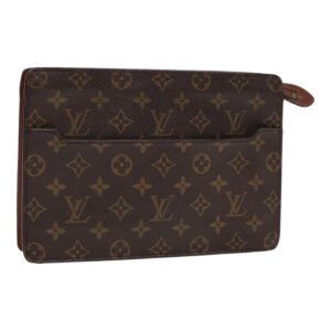 LOUIS VUITTON Monogram Pochette Homme Clutch Bag M51795 LV Auth 87294 | AlmaBagz