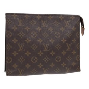 LOUIS VUITTON Monogram Poche Toilette 26 Pouch M47542 LV Auth 87303 | AlmaBagz