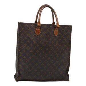 LOUIS VUITTON Monogram Sac Plat Hand Bag M51140 LV Auth 87386 | AlmaBagz