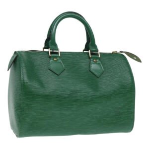 LOUIS VUITTON Epi Speedy 25 Hand Bag Borneo Green M43014 LV Auth 87482 | AlmaBagz