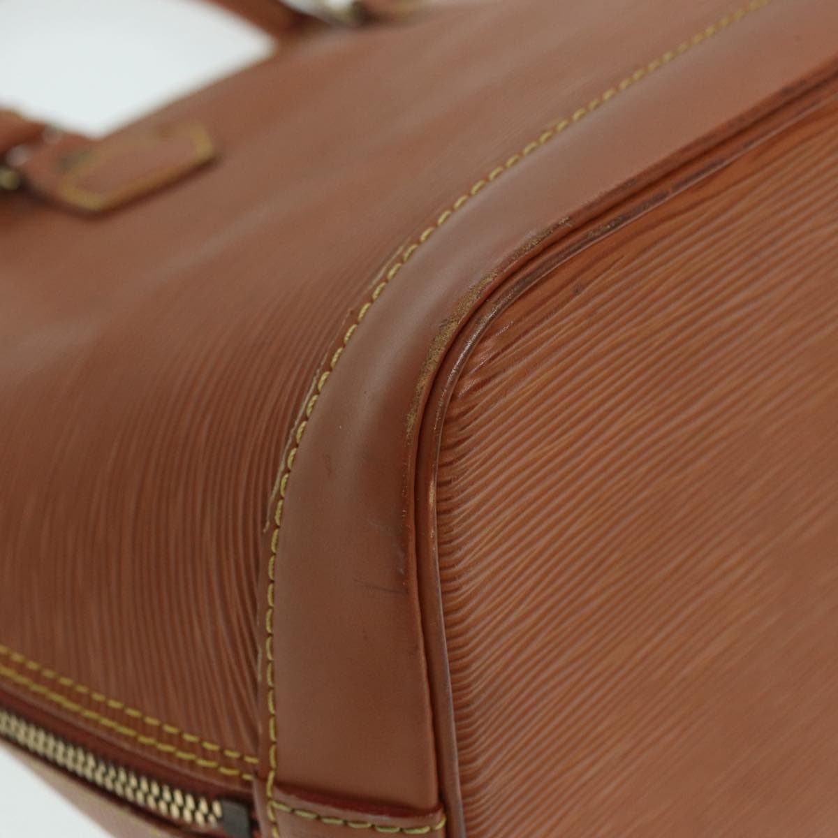 LOUIS VUITTON Epi Alma Hand Bag Brown Zipangu Gold M52148 LV Auth 87498 | AlmaBagz - Image 14
