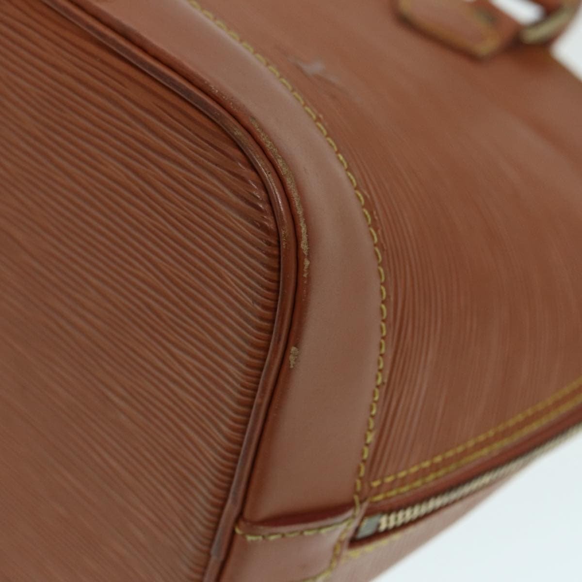 LOUIS VUITTON Epi Alma Hand Bag Brown Zipangu Gold M52148 LV Auth 87498 | AlmaBagz - Image 15