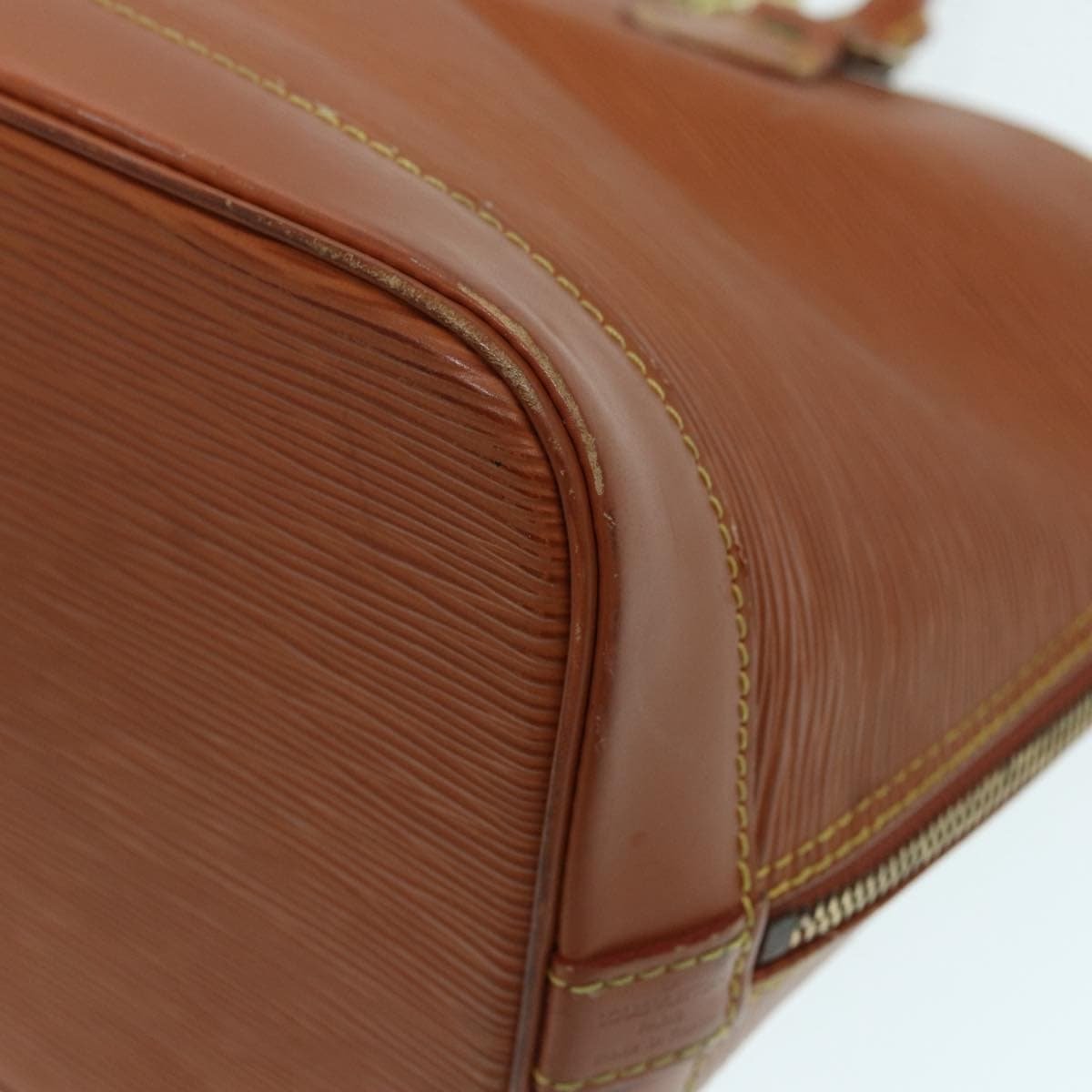 LOUIS VUITTON Epi Alma Hand Bag Brown Zipangu Gold M52148 LV Auth 87498 | AlmaBagz - Image 16