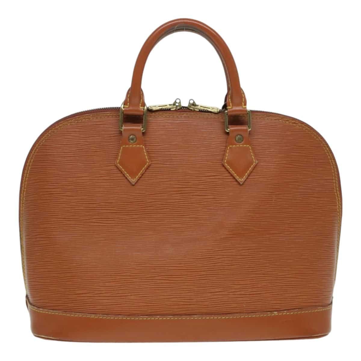 LOUIS VUITTON Epi Alma Hand Bag Brown Zipangu Gold M52148 LV Auth 87498 | AlmaBagz - Image 2