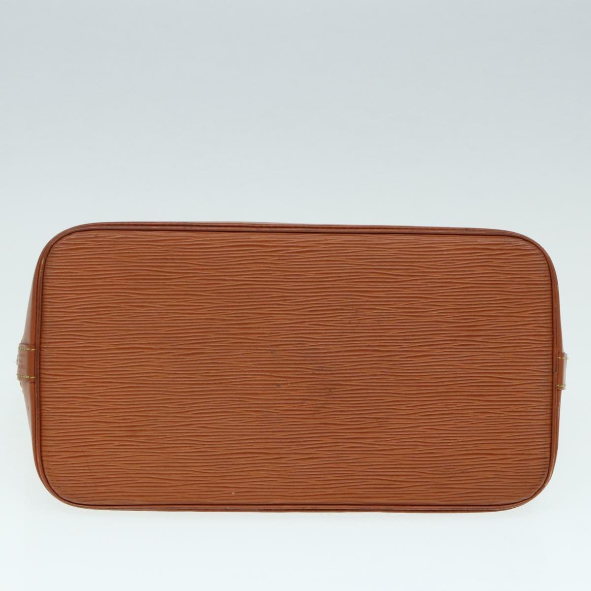 LOUIS VUITTON Epi Alma Hand Bag Brown Zipangu Gold M52148 LV Auth 87498 | AlmaBagz - Image 5