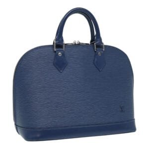 LOUIS VUITTON Epi Alma Hand Bag Blue Myrtille M5214G LV Auth 87500 | AlmaBagz