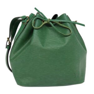 LOUIS VUITTON Epi Petit Noe Shoulder Bag Green M44102 LV Auth 87508 | AlmaBagz