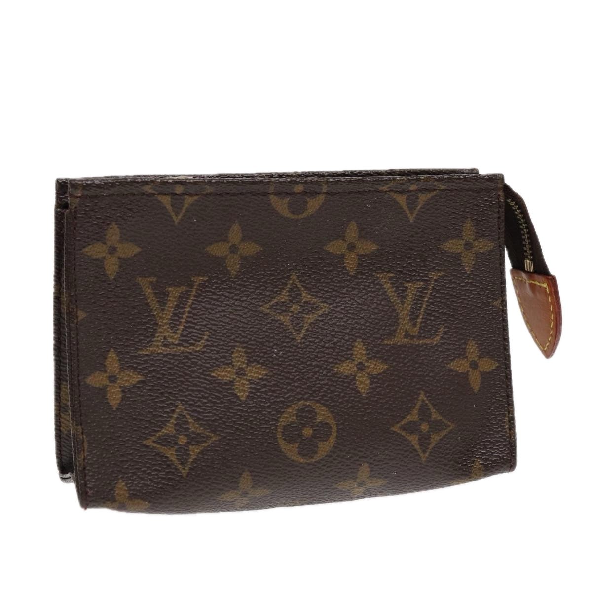 LOUIS VUITTON Monogram Poche Toilette 15 Pouch M47546 LV Auth 87540 | AlmaBagz