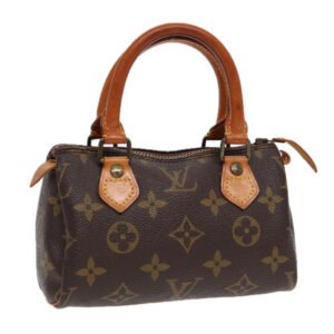 LOUIS VUITTON Monogram Mini Speedy Hand Bag M41534 LV Auth 87550 | AlmaBagz