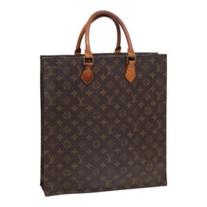 LOUIS VUITTON Monogram Sac Plat Hand Bag M51140 LV Auth 87571 | AlmaBagz