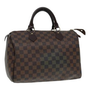 LOUIS VUITTON Damier Ebene Speedy 30 Hand Bag N41364 LV Auth 87580 | AlmaBagz
