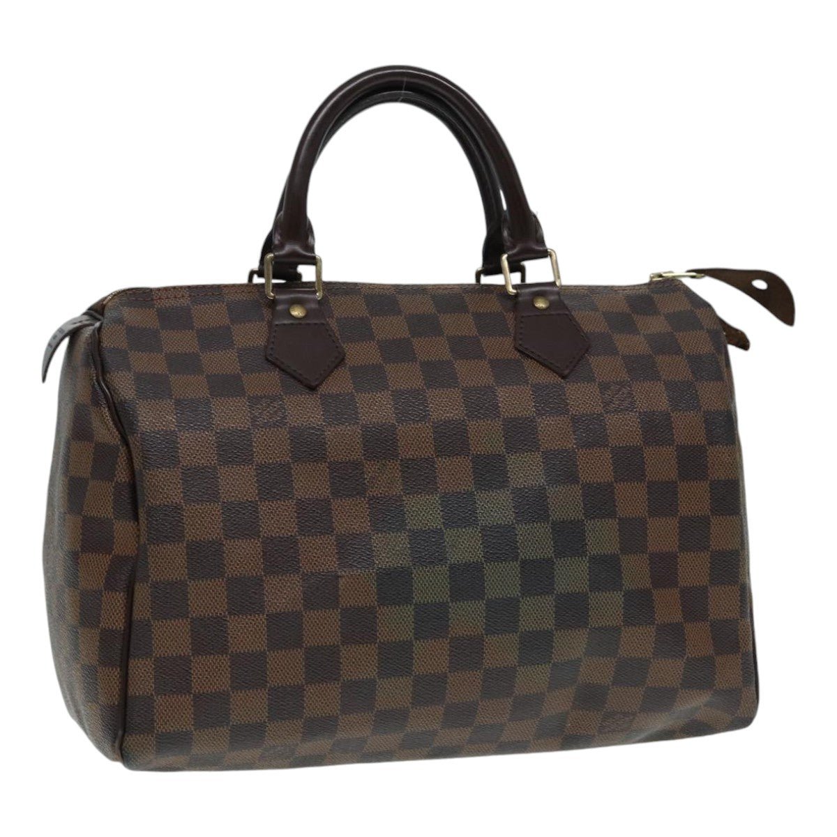 LOUIS VUITTON Damier Ebene Speedy 30 Hand Bag N41364 LV Auth 87580 | AlmaBagz