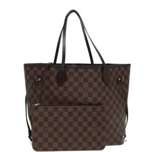 LOUIS VUITTON Damier Ebene Neverfull MM Tote Bag N51105 LV Auth 87833 | AlmaBagz