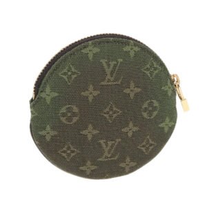 LOUIS VUITTON Monogram Mini Porte Monnaie Ron Purse TST Khaki M92451 Auth 87853 | AlmaBagz