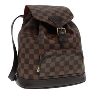 LOUIS VUITTON Damier Ebene Montsouris MM Backpack N51143 LV Auth 87883 | AlmaBagz