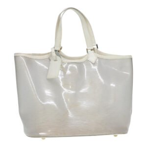 LOUIS VUITTON Epi Plage Lagoon Bay Tote Bag White Clear M92151 LV Auth 87892 | AlmaBagz