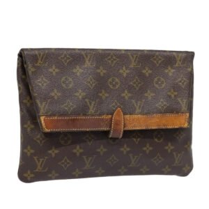 LOUIS VUITTON Monogram Pochette Priant Clutch Bag M51805 LV Auth 87919 | AlmaBagz