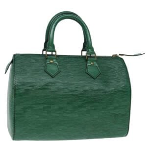 LOUIS VUITTON Epi Speedy 25 Hand Bag Borneo Green M43014 LV Auth 87947 | AlmaBagz