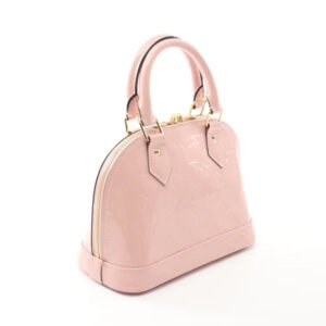 Louis Vuitton Light Pink Vernis Monogram Alma BB | AlmaBagz