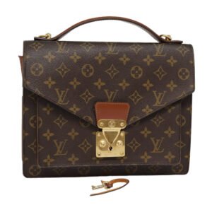 LOUIS VUITTON Monogram Monceau 28 Hand Bag 2way M51185 LV Auth 88009 | AlmaBagz