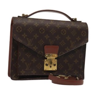 LOUIS VUITTON Monogram Monceau 28 Hand Bag 2way M51185 LV Auth 88010 | AlmaBagz
