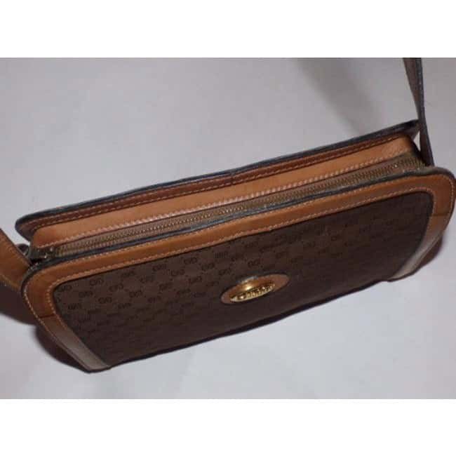 Gucci Supreme Shoulder Micro Guccissima Print Canvas Leather Bag | AlmaBagz