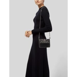 Gucci black Art Deco style beaded two- way Shoulder Bag | AlmaBagz