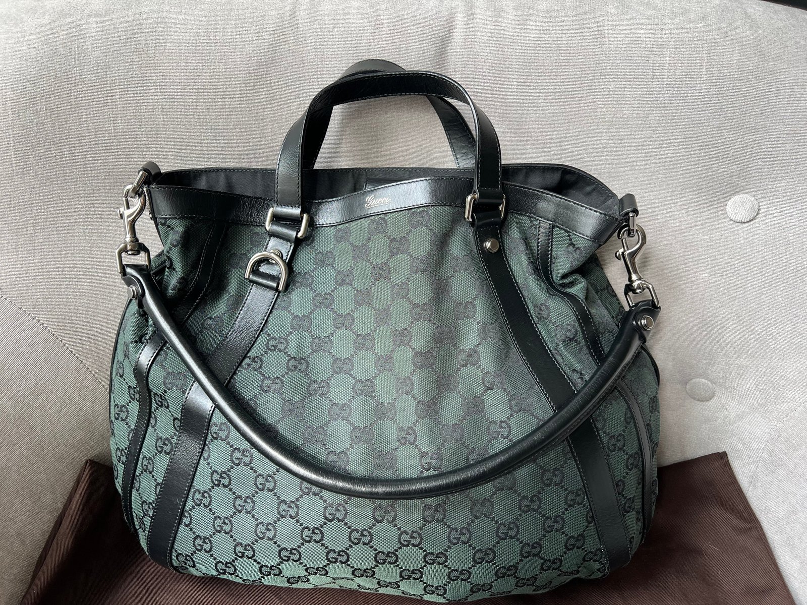 Gucci Abbey Convertible GG Canvas Tote | AlmaBagz - Image 3
