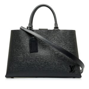 Louis Vuitton Kleber MM Black Epi | AlmaBagz
