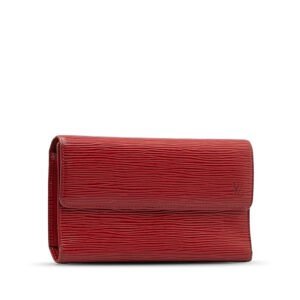 Louis Vuitton Epic Port-Trezor International Long Wallet M63387 Castilian Red Leather  Louis Vuitton | AlmaBagz