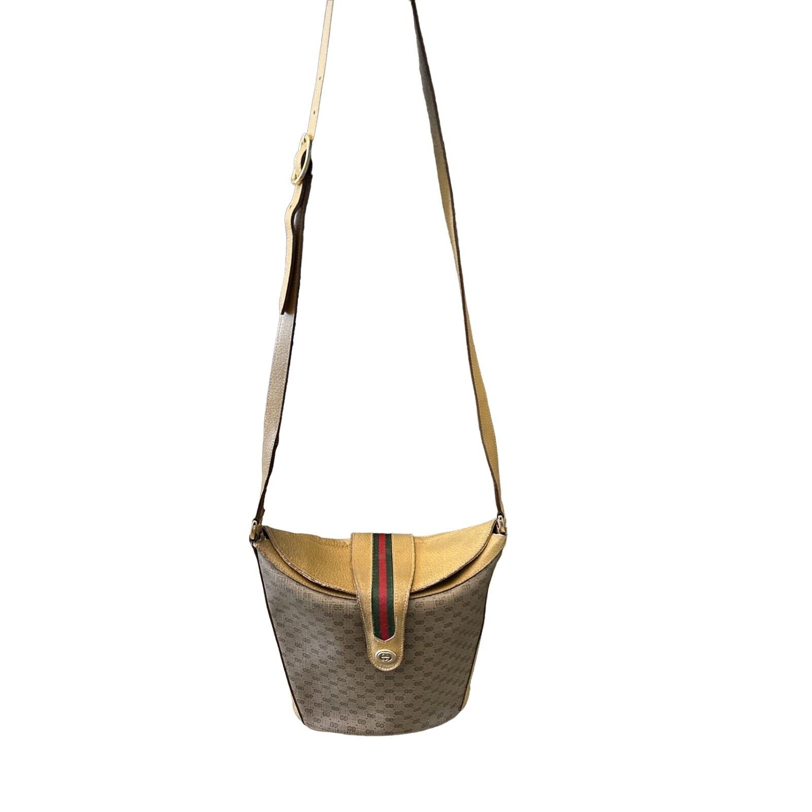 Gucci Accessory Collection brown micro Guccissima bucket bag | AlmaBagz - Image 7