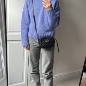 Gucci GG Black Marmont Mini Shoulder Bag (RRP £1,360) | AlmaBagz