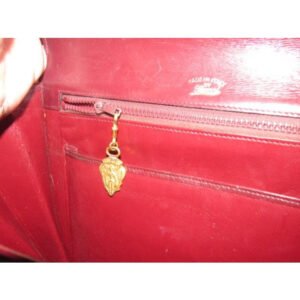 Gucci Vintage Burgundy Leather Satchel | AlmaBagz