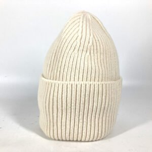 LOUIS VUITTON Knit hat M76707 wool white monogram emblem Bonnet LV Beanie | AlmaBagz
