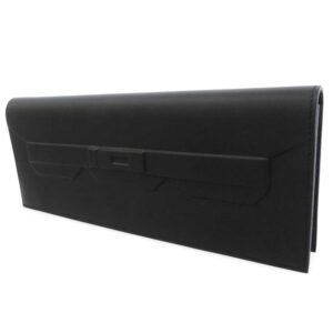 HERMES Pochette Birkin Shadow Black Swift Leather | AlmaBagz