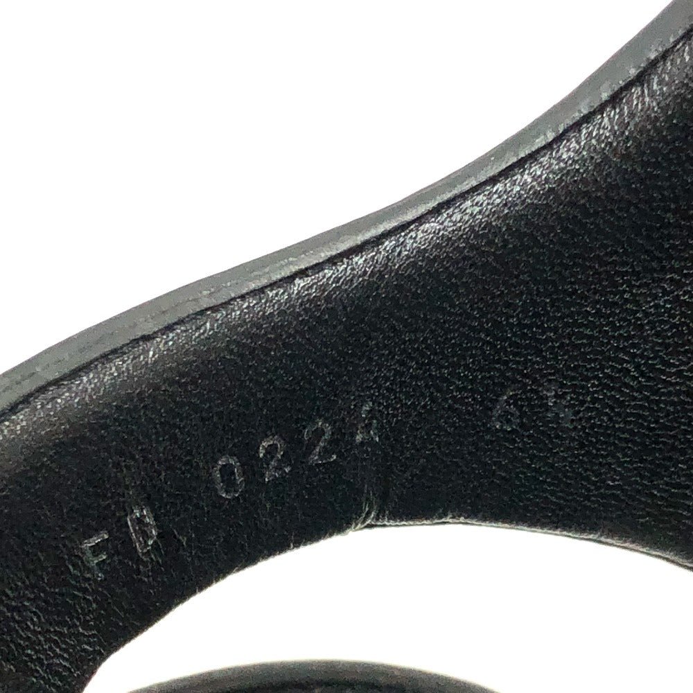 LOUIS VUITTON Sandals 1ACVTR leather black LV Venice Line Sandals 6.5 | AlmaBagz - Image 12