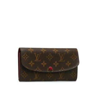 Louis Vuitton Monogram Portfolio — Emily Long Wallet M60697 Fushai Brown PVC Leather  Louis Vuitton | AlmaBagz